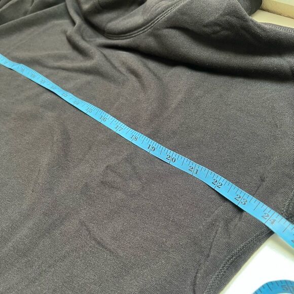 Adam Selman Sport Funnel Neck Oversized Fleece Pullover Sweater Black Medium NEW - Picture 9 of 11